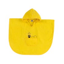 Gelber Chicco Frottee-Poncho-Bademantel, ab 12 Monaten-1