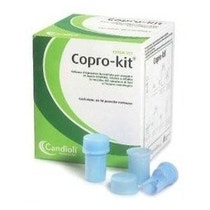 Copro-Kit Contenitore Feci Uso Veterinario 50 Provette Monouso-2