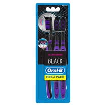 Oral-B Handzahnbürste Robin Hood Schwarz Medium 3 Stück-2