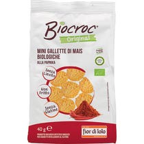 Biocroc Mini Gallette Mais Paprika Bio 40g-1