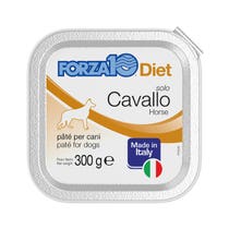 Forza10 Solo Diet Cavallo Paté für ausgewachsene Hunde, 300-g-Dose-1