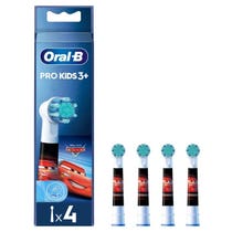 Oral-B Testine Di Ricambio Pro Kids Con Disney Cars o Principesse 4 Pezzi-6
