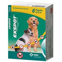 Exspot Spot-On Soluzione 6 Pipette 1ml 715mg/ml Cani-2