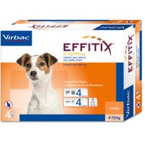 Effitix Spot-On Soluzione 4 Pipette 1,10ml 67mg+600mg Cani Da 4 a 10kg-1