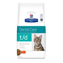 Hill's Prescription Diet T/D Dental Care Crocchette Pollo Per Gatti Sacco 1,5kg-2