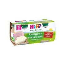 Hipp Bio Omogeneizzato Formaggino Prosciutto 2x80g 4 Mesi +-2