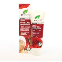 Dr Organic Rose Otto Scrub Viso Esfoliante 125ml-2
