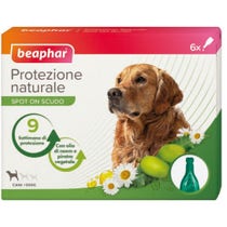 Beaphar Protezione Naturale Spot On Antiparassitario Cane Taglia Grande 6 Pipette Da 2ml-1
