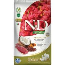 Farmina Natural & Delicious Alle Rassen Quinoa Haut & Fell Ente getreidefreies Trockenfutter für Hunde, 2,5 kg-2