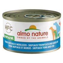 Almo Nature HFC Natural Tonno Skipjeck E Merluzzo Umido Per Cani Adulti 95g-1