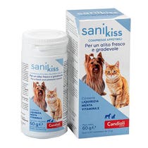 Sani Kiss 50 Fresh Breath Ergänzungsfuttermittel für Hunde und Katzen 50 Tabletten-2
