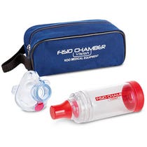 Fisiochamber Vision Plus Aerosol mit Mundstück pädiatrische Panda-Maske-1