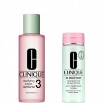 Clinique Set Peeling-Lotion 3 für normale/fettige Haut 400 ml + Gesichtsseife 200 ml-1