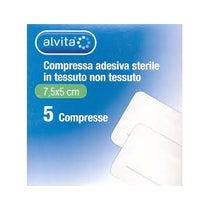 Alvita Garza Compressa Adesiva Sterile 7,2x5cm-2