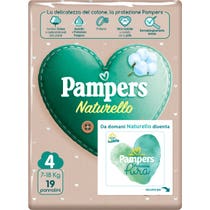 Pampers Naturello Kinder Größe 4 7–18 kg 19 Windeln-1