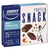 Enervit Protein Snack 8 Barrette Cioccolato Latte-2