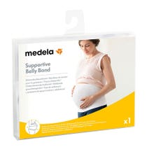 Weiße stützende Schwangerschaftsschärpe von Medela, Größe M-4