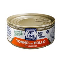 Vet Line For Cat Thunfisch mit Huhn in Sauce 70g-2