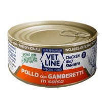Vet Line For Cat Huhn mit Garnelen in Sauce 70g-1