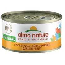 Almo Nature HFC Natural Cibo Umido Coscia Di Pollo Per Gatti Adulti Lattina 70g-1