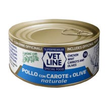 Vet Line für Katzenhähnchen mit Karotten und Oliven in Natur 70 g-2