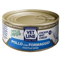Vet Line für Katzenhähnchen mit Naturkäse 70g-2