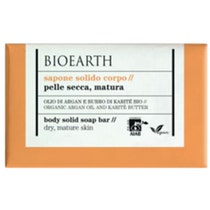 Bioearth Sapone Solido Corpo Olio Argan/Burro Karitè Pelle Secca/Matura 150g-2