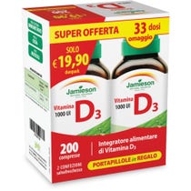 Jamieson Duo Pack Vitamina D 1000 Con Pilloliera Promo 2x150 Compresse-1