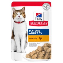 Hill's Science Plan Gatto Mature Adult 7+ Al Pollo Bustina 85gr-1