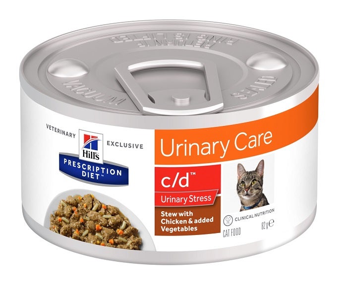 Hill s Prescription Diet C D Urinary Stress Stew Chicken And Vegetables Cats Dose 82g