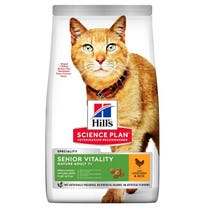 Hill's Science Plan Senior Vitality Adult 7+ Crocchette Per Gatti Con Pollo E Riso 1,5Kg-8