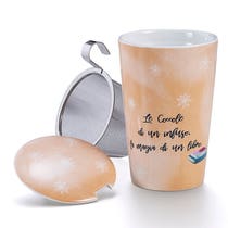 Infuser Thermoskanne Coccole D'Inverno Beige 1 Stück-2
