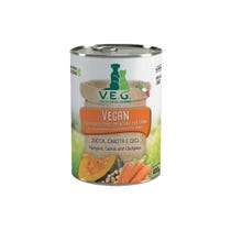 Marpet Vegan Dog Karotten/Kürbis/Kichererbsen Nassfutter für ausgewachsene Hunde, Dose 400 g-2
