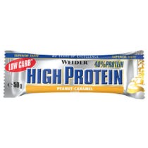 Weider Low Carb High Protein Proteinriegel mit Erdnuss- und Karamellgeschmack, 50 g-1