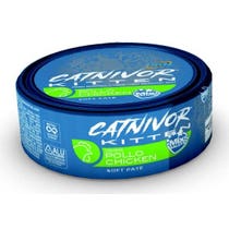 Catnivor Kitten Huhn Nassfutter für Katzen Welpen 80g-1