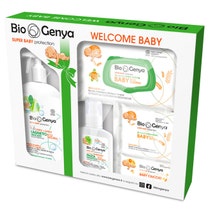 Biogenya Set Welcome Baby Delicate Bath + Schutzpaste + Hygienetücher + Schnullertücher