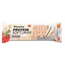 Powerbar Protein Soft Layer White Bar Schokolade Erdbeere 40g-1