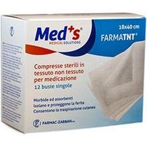 Meds Garza Compressa Tessuto Non Tessuto 18x40cm 12 Pezzi -1