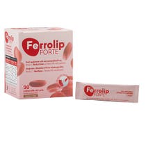 Ferrolip Forte 30 Stickpackungen mit 1,8 g Zitronengeschmack-1