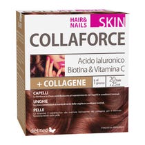 Collaforce Skin Hair & Nails Hyaluronsäure, Biotin und Vitamin C, 20 Fläschchen-1