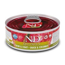 Farmina Natural & Delicious Quinoa Haut & Fell Ente und Kokosnuss für ausgewachsene Katzen 80g-2