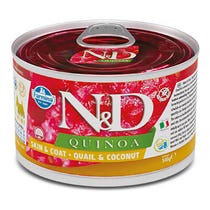 Farmina Natural & Delicious Quinoa Skin & Coat Mini mit Wachtel und Kokosnuss für erwachsene Hunde 140 g-2