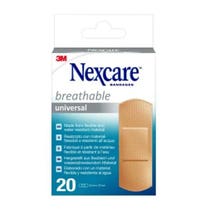 3M Cerotti Nexcare Universal Breathable 20 Pezzi 25 mm x 72 mm-1