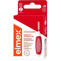 Elmex Interdentalbürste Rot Interdentalbürsten 0,5mm 8 Stück-2
