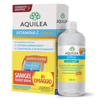 Aquilea Vitamina C + Zinco 28 Compresse Effervescenti + Sanigel Pocket 100ml-2