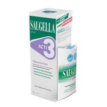 Saugella Acti3 Intimreiniger 250 ml + 3 Tampons-2