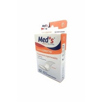 Med's Cerotto Strips Delicato Tessuto Non Tessuto Grande 12 Pezzi-1