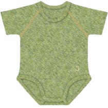 Bimbi Bodysuit, 0–36 Monate, warme Baumwolle, Melange-Grün-2