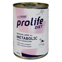 Prolife Diet Dog Metabolic Cibo Umido Per Cani Taglia Media/Grande Lattina 400g-2