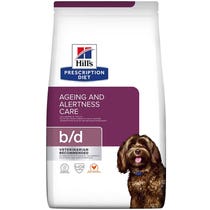 Hill's Prescription Diet B/D Crocchette Di Pollo Per Cani Anziani Sacco 3kg-6